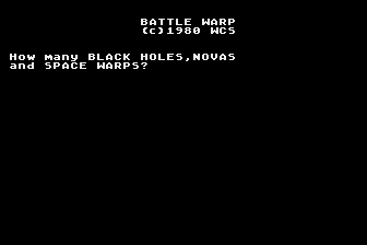 Battle Warp atari screenshot