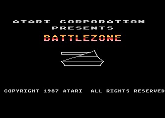 BattleZone atari screenshot