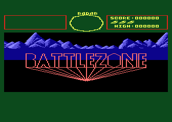 Atari 400 800 XL XE BattleZone : scans, dump, download, screenshots ...