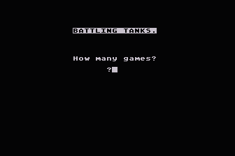 Battling Tanks atari screenshot