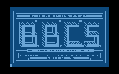 Bulletin Board Construction Set II atari screenshot