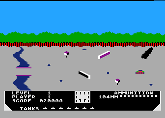 Beach Head atari screenshot