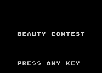 Beauty Contest atari screenshot