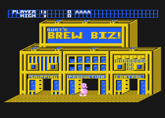 Beer Belly Burt's Brew Biz atari screenshot