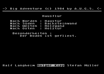 Big Adventure atari screenshot