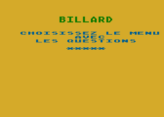Billard atari screenshot