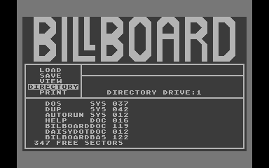 Billboard atari screenshot