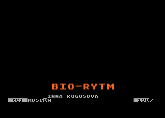 Bio-Rytm atari screenshot