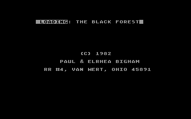 Black Forest (The) atari screenshot