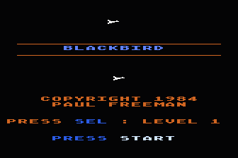 Blackbird atari screenshot