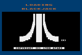 Blackjack atari screenshot