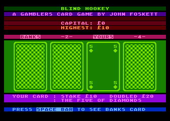 Blind Hookey atari screenshot