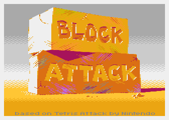 Block Attack atari screenshot