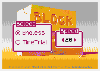 Block Attack atari screenshot