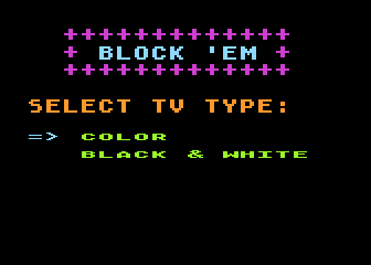 Block'em atari screenshot