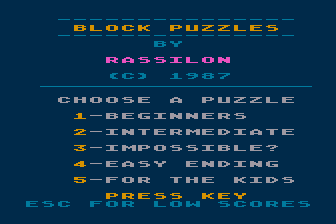 Block Puzzles atari screenshot