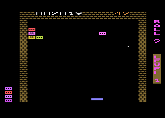 Blockbreaker atari screenshot
