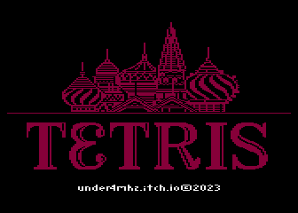 Bloktris atari screenshot