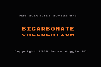 Blood Gases atari screenshot