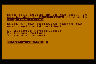 Blood Gases atari screenshot