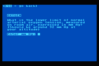 Blood Gases atari screenshot