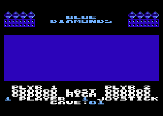 Blue Diamonds atari screenshot