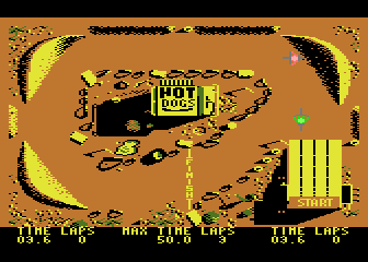 BMX Simulator atari screenshot