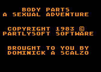 Body Parts atari screenshot