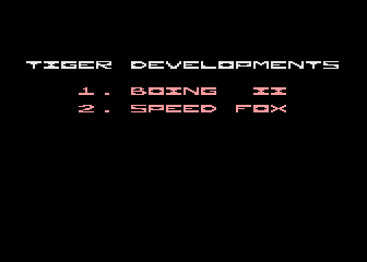 [COMP] Boing! II / Speed Fox atari screenshot