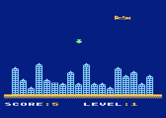 Bomb Run atari screenshot