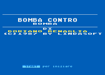 Bomba contro Bomba atari screenshot