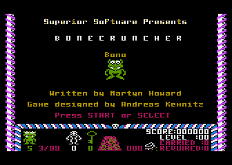 Bonecruncher atari screenshot