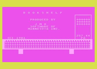 Bookshelf atari screenshot