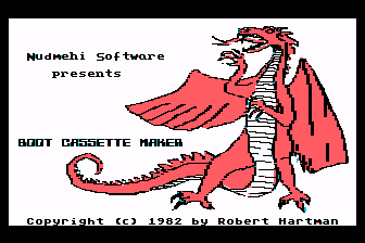 Boot Cassette Maker atari screenshot