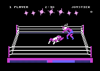 Bop'n Wrestle atari screenshot