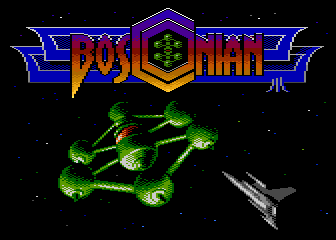 Bosconian atari screenshot