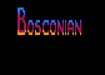 Bosconian atari screenshot