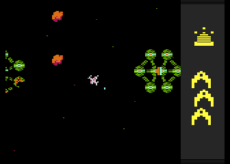 Bosconian atari screenshot