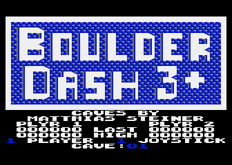 Boulder Dash 3+ atari screenshot