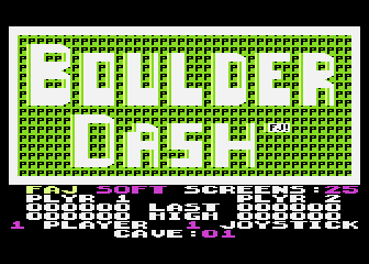Boulder Dash atari screenshot