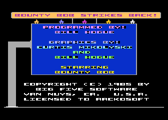 Bounty Bob Strikes Back! — screenshot 2