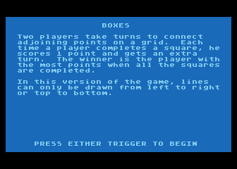 Boxes atari screenshot