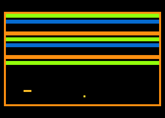 Breakout atari screenshot