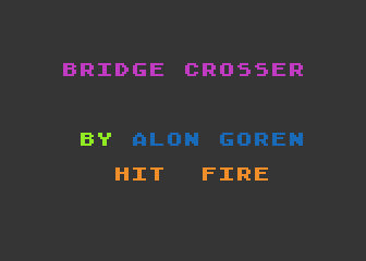 Bridge Crosser atari screenshot
