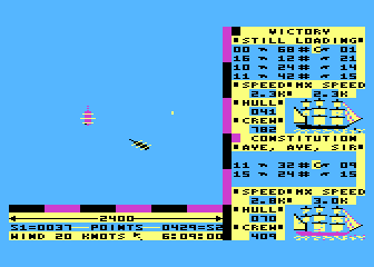 Broadsides atari screenshot