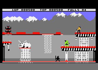 Bruce Lee atari screenshot