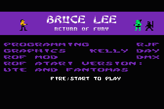 Bruce Lee - Return of Fury atari screenshot