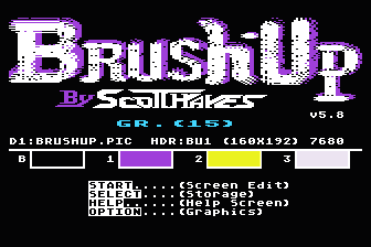 BrushUp atari screenshot