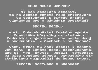 Brutal Recall atari screenshot