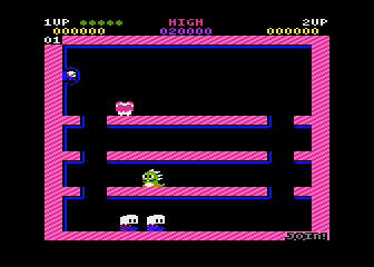 Bubble Bobble atari screenshot